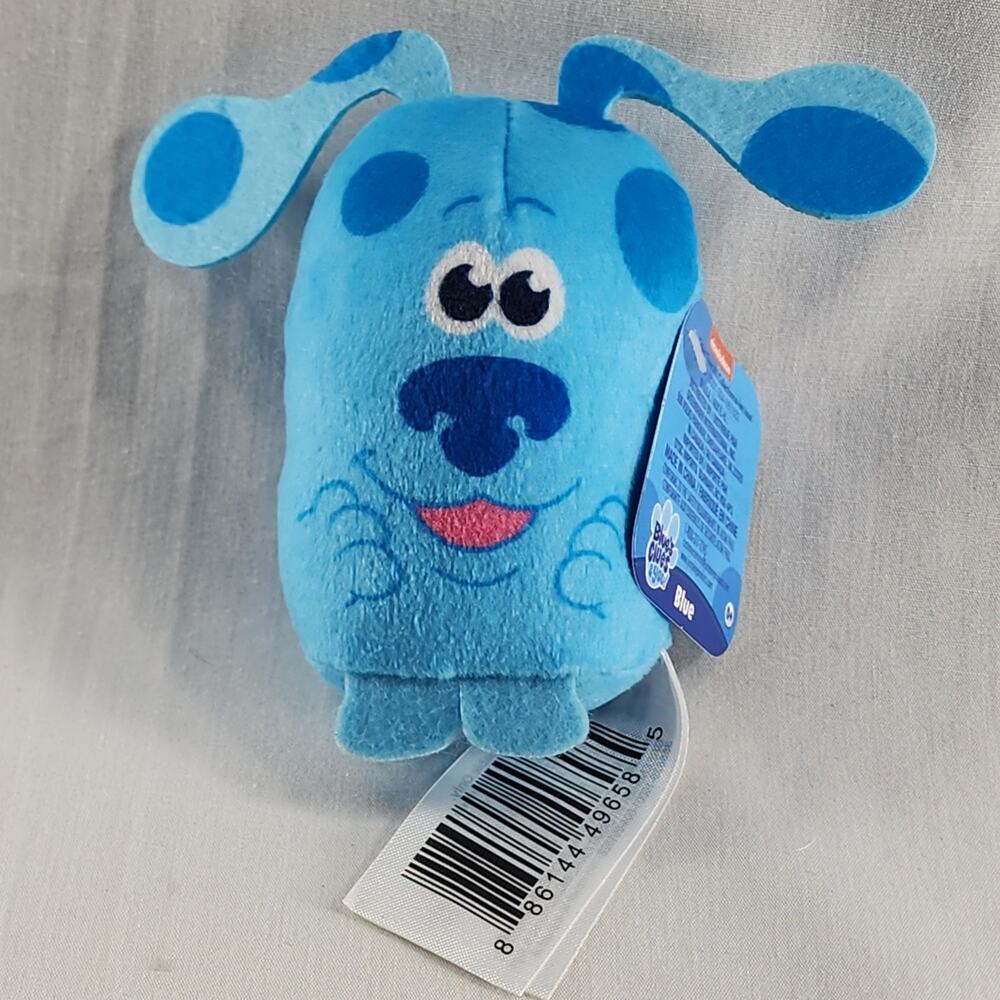 Blue's Clues Nickelodeon NEW Blue Character Dog Small Plush Stuffed Animal